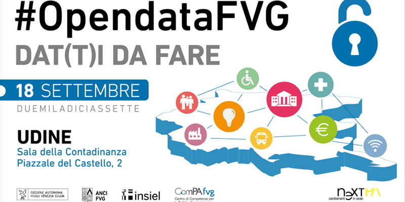 il 18 settembre seminario #OpendataFVG: i dati da fare